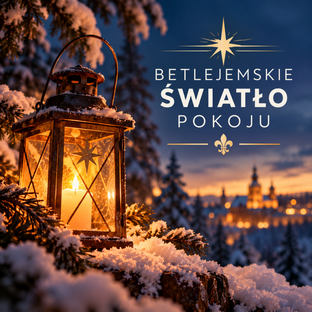 Betlejemskie Swiatlo Pokoju zima